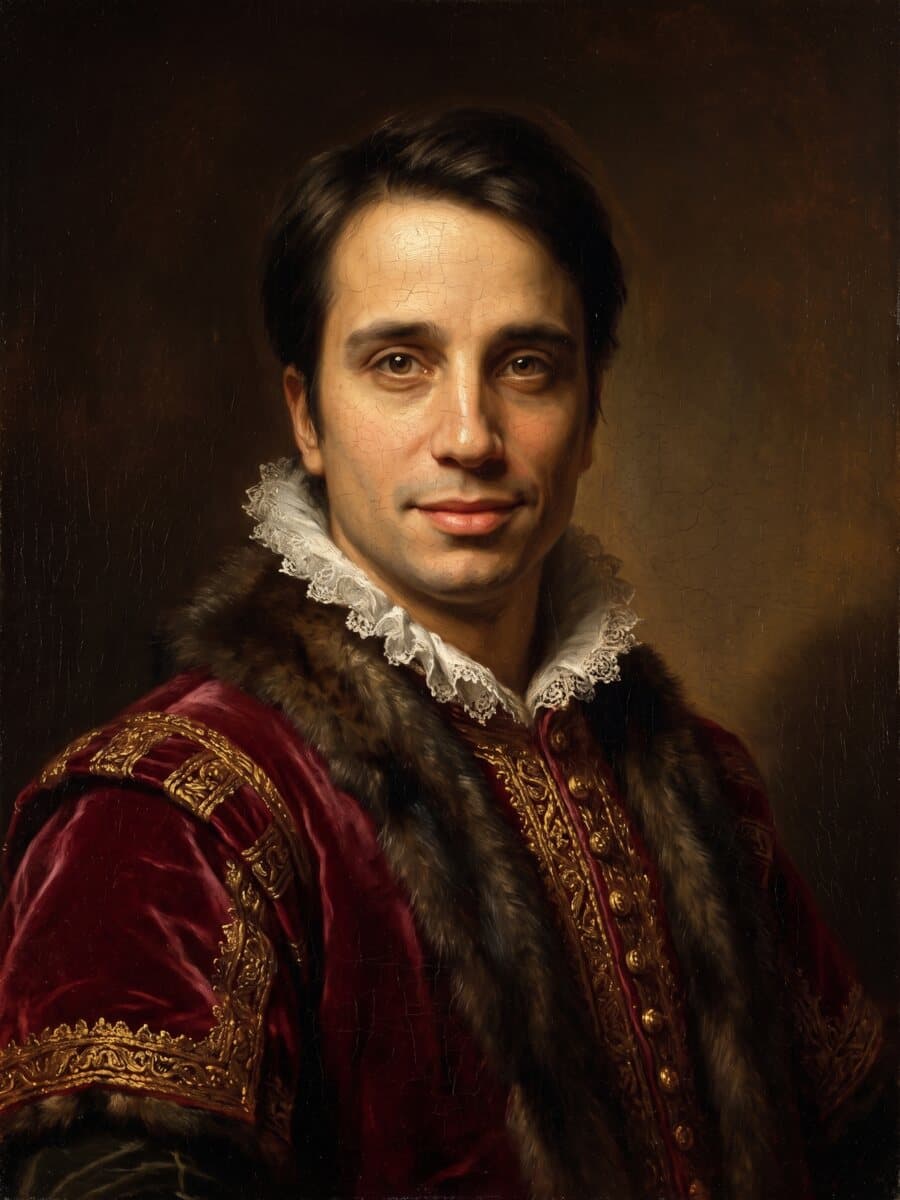 Ritratto reale · 60 × 90 cm